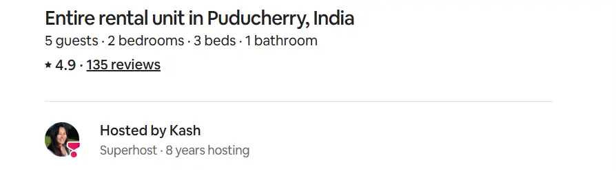 Airbnb superhost